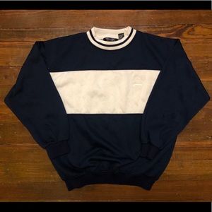 Vtg Christian Dior Monsieur Crew Neck Ringer Crest